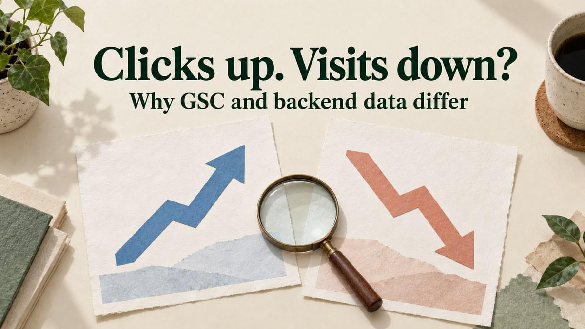 GSC 点击上涨，后台访问却下降，SEO 效果该怎么看？