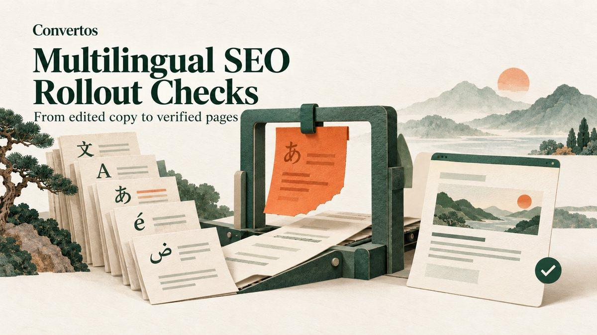多语言 SEO 批量优化：标题和描述改完后，如何确认页面真正生效？